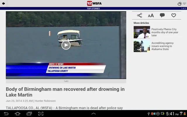 WSFA News android App screenshot 5